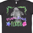thumbnail image 4 of Inktastic Miami Beach Florida Cute Swimming Manatee T-Shirt, 4 of 5