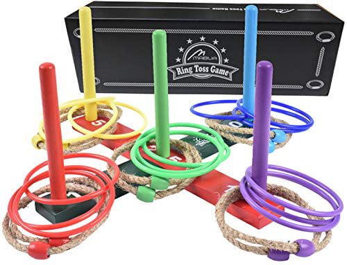 Indoor Holiday Fun or Outdoor Yard Details about   Elite Sportz Ring Toss Games for Kids 