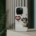 thumbnail image 4 of DistinctInk MagSafe Tough Case for Apple iPhone 14 Pro Max (6.7" Screen) - Valentine's Day Shih Tzu - Shockproof Protection, 4 of 6