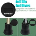 thumbnail image 5 of Bed Risers 6 Inch, 6 Pack Heavy Duty Bed Furniture Risers, Lift Up to 2200lbs Round Couch Risers for Sofas, Couches, TV Stands and Chairs, 5 of 7