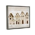 thumbnail image 3 of Stupell Industries Rustic Neighborhood Houses Art for Kids Painting Gray Floater Framed Art Print Wall Art, 21 x 17, 3 of 9