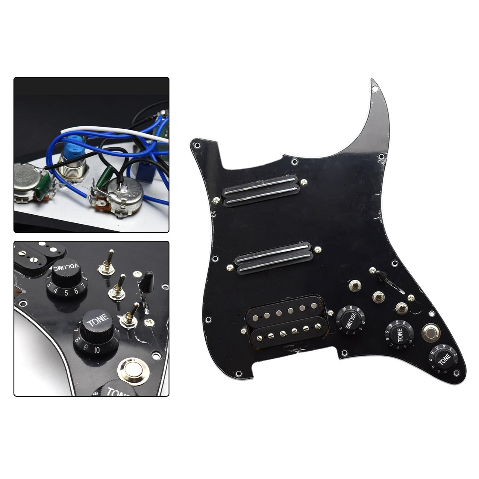 Guitar Pickup Electric Guitar Pickguard Pickup Right Wear Resistant Electronic Components Guitar Pickguard for Acoustic Electric Guitars Accs