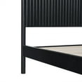 thumbnail image 4 of Walker Edison Transitional Solid Wood Queen Bed, Black, 4 of 17