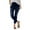 Dark Blue, variant on Fjofpr Clearance Clothing Jeans for Women Stretchy Jeans for Women Trendy High Waisted Jeans for Women Women Summer Elastic Plus Loose Casual Drawstring Plus Cropped