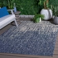 thumbnail image 2 of SAFAVIEH Courtyard Orpa Abstract Indoor/Outdoor Area Rug, Navy/Grey, 8' x 11', 2 of 12