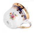 thumbnail image 4 of Porcelain Cup for Mocha Cappuccino Tea and Coffee 7.77 fl oz (230 ml) Gardens of Versailles Porcelain Tea Cup and Saucer Set Pretty Tea Cup with Matching Saucer, 4 of 9