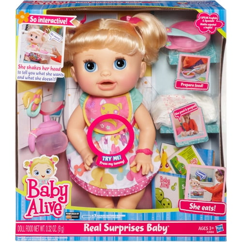 baby alive real surprises walmart