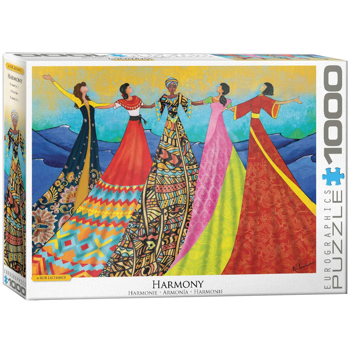 EuroGraphics Puzzle 1000 Pezzi 'Il Ratto Di Psiche' – Bouguereau, 68x48 Cm, Cartone Riciclato - 2