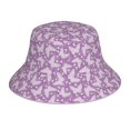 thumbnail image 1 of Balery Purple Butterflies Floral Sombreros para el sol para hombre y mujer, sombrero de pescador con UPF 50+, 1 of 6