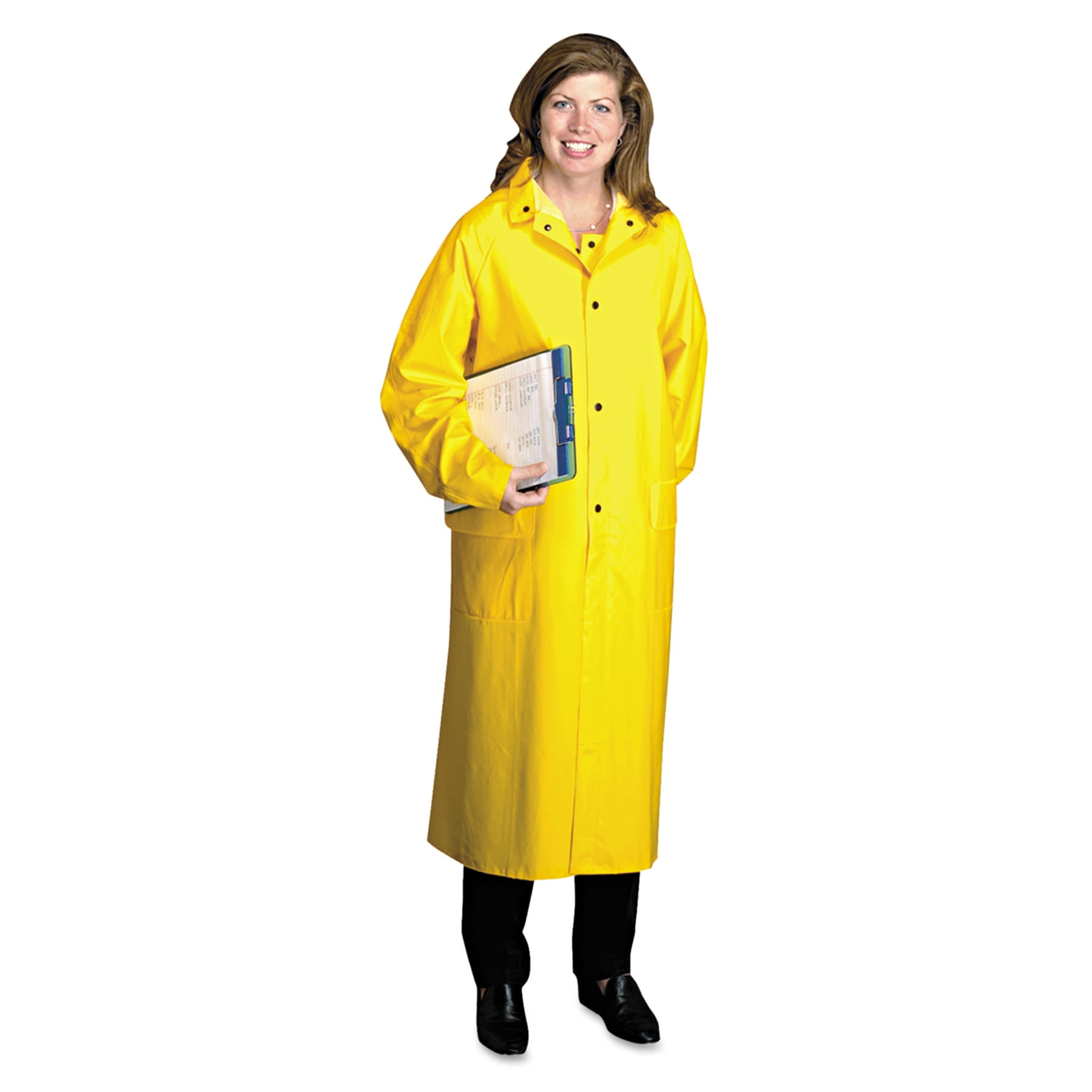 plus size pvc raincoat