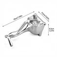 thumbnail image 6 of Handheld Juicer Squeezer,Metal Manual Juicer Fruit Juicer Hand Press Stainless Steel Citrus Juicer Detachable Aluminum Alloy Juice Extractor for Oranges Lemons and Other Fruits(180g), 6 of 8
