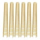 thumbnail image 5 of ANISTACIÓN DE LA SIGULA, 100 Piezas DE Bobinas DE Unión Espiral Combinadores 34 Bucles 3:1 Pitch A4 Paper Doble Avierte DE Alambre Para Una Capacidad DE 120 Hojas DE 14.3 Mm DE, 5 of 7