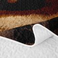 thumbnail image 5 of Erosebridal Rustic Wolf Howl Pattern Bed Spread Queen,Wild Animal Paw Queen Coverlet Set For Boys,3 Pieces, 5 of 7