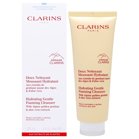 Clarins Hydrating Gentle Foaming Cleanser , 4.4 oz Cleanser