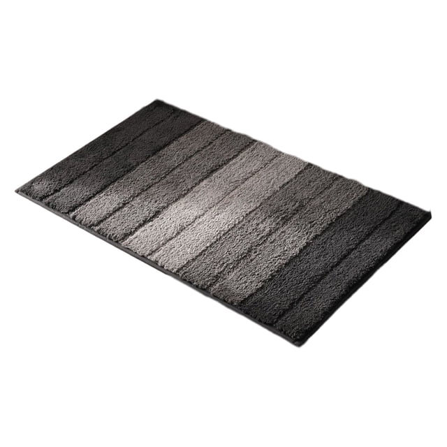 Flocking Floor Mat, Piano Key Design Absorbent Bath Mat Non-Slip, Washable Bathroom Carpet for Living Room, Bedroom, and Entryway Home Decor