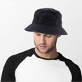 thumbnail image 4 of XXL XXXL Oversized Short Brim Polyester Bucket Hat, 4 of 4