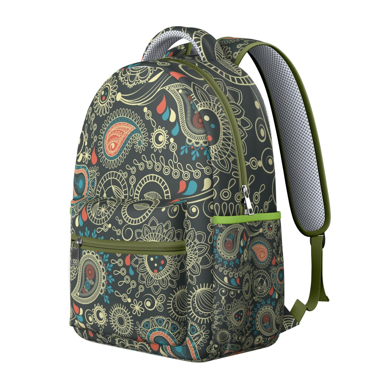 Botanical Garden Watercolor Floral Backpack - Stylish Breathable