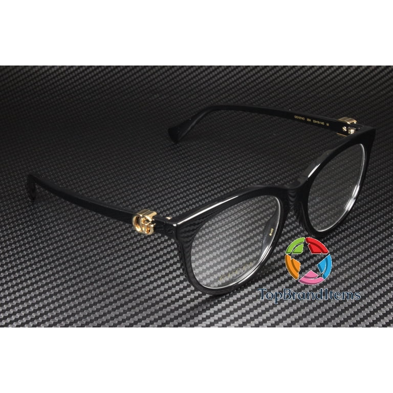 SALE! NEW GUCCI GG1074O 004 Shiny Black Cat Eye Women Eyeglasses Amazon.com: Gucci GG1074O 004 Eyeglasses Women main image 3