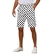 thumbnail image 5 of Pantalones Cortos Polka Dots de Verano para Hombre INSPIRE CHIC, Frente Plano, Chino, Golf, Talla 38, Blanco, 5 of 6