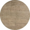 thumbnail image 1 of Ahgly Company Machine Washable Indoor Round Abstract Brown Sugar Brown Area Rugs, 5' Round, 1 of 7