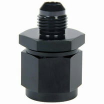 Allstar Performance ALL49749 Fitting - Adapter - Straight -16AN Female Swivel to -12AN Male - Aluminum - Blk Anodized - Each