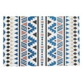 thumbnail image 1 of Plateau En Vinyle (Bohême) (Bleu) - Ensemble De 12, 1 of 1