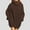 Brown, variant on Swuxness Women's Casual Long Sweaters, Women Long Sleeve Sweater Top, Women's High Neck Soft Comfortable Fashion Lightweight Long Sweaters for Ladies Brown, XL