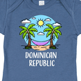 thumbnail image 4 of Inktastic Summer Vacation in the Dominican Republic Boys or Girls Baby Bodysuit, 4 of 5