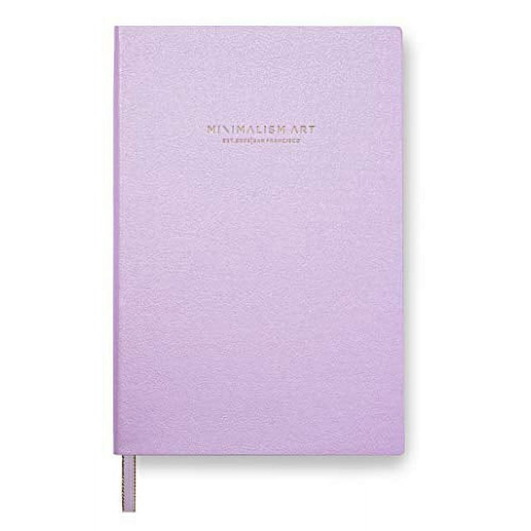  Minimalism Art, Premium Soft Cover Notebook Journal, Plain  Blank Page, 176 Pages, Premium Thick Paper 100gsm, Ribbon Bookmark, Fine PU  Leather, A5 5.8 x 8.3 (Medium, Pink) : Office Products