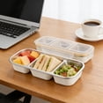 thumbnail image 4 of Sokhug 304 Stainless Steel Double Layer Lunch Box 600ml With Sealed Lid, Portable Bento Container, 4 of 6
