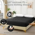thumbnail image 5 of Grid Ultrasonic Waterproof Mattress Protector - Queen Size  Noiseless  Hypoallergenic & Breathable  Fitted Sheet Style​, 5 of 6