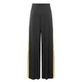 thumbnail image 5 of Zaldita Women Palazzo Pant Loose Fit Elastic Waist Wide Leg for Yoga Praise Dance Training Black XXL, 5 of 7