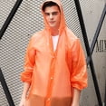 thumbnail image 5 of 2 juegos de impermeable de una sola pieza para senderismo al aire libre, impermeable no desechable para adultos, impermeable transpirable grueso de EVA, 5 of 5