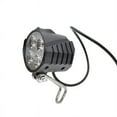 thumbnail image 3 of Ebike E-Bike 36V-48V Electric Bicycle Light with Horn Waterproof Headlight Horn Set Front Headlight Parts,1 x E-Bike light,Black, 3 of 7