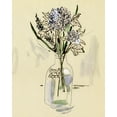 thumbnail image 2 of Wang, Melissa 26x32 White Modern Wood Framed Museum Art Print Titled - Hydrangea in the Bottle II, 2 of 4