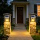 thumbnail image 5 of Luz exterior con sensor de movimiento solar - LED brillante, luminaria exterior con sensor de movimiento solar, impermeable para patio y jardín, 5 of 7