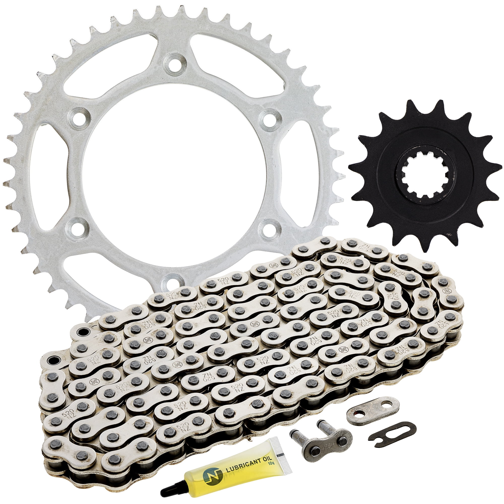 ちょん　903535 Niche Sprocket Chain Set for Kawasaki KX125 12/47T 520 Motorcycle