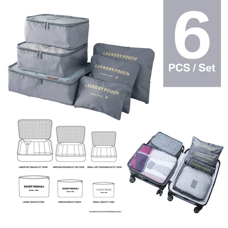 1/6/8PCS Vacuum Storage Bags Space Saving Travel Suitcase