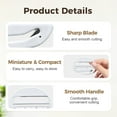 thumbnail image 4 of Envelope Opener, Letter Opener Envelope Slitter, Mail Opener Tool Package Opener Cutter, with Pointed End & Magnifying Glass & Scale (3PCS), 4 of 7
