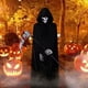 thumbnail image 2 of Disfraz de la muerte de Grim Reaper para Halloween, sombrero de capa con guantes de Hoz, máscara de fantasma, disfraz de miedo para Halloween, suministros de vestir para fiesta, 2 of 4