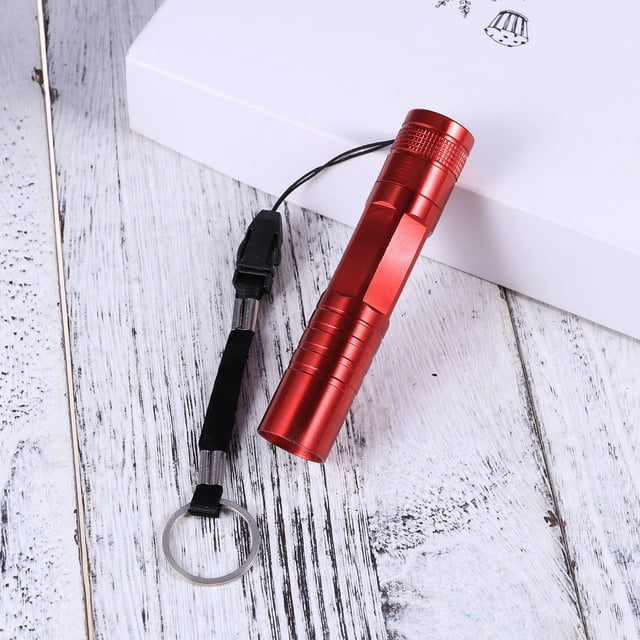 HINTRMENT Small Light Flashlight Aluminum Alloy 1Pcs Emergency Signaling Red