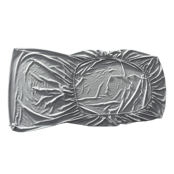 Funda de interior de sin brazos de tela de poliéster, Protector de muebles, funda de para dormitorio de estar , gris claro BLESIY Funda chaise longue