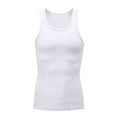 thumbnail image 6 of CYiJun George Men's 3 Pack Ribbed Tank Tops Cotton Performance Casual Classic Sleeveless T Shirts, 6 of 6