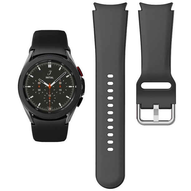 Correa de silicona de 20mm para Samsung Galaxy Watch 4 classic 46m 42mm Correa smartwatch pulsera deportiva Galaxy Watch 4 5 44mm 40mm banda Tan Jianjun unisex