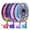 A-rainbow Pla-4x250g, variant on Clear PLA 3D Printer Filament Bundle, 4 Colors 250g Spools (1kg Total) 1.75mm, Translucent Series: Clear Red Orange Blue, Frosted Finish for Light Diffusion, Vacuum Packed