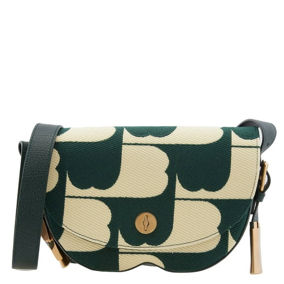 Burberry Chess Satchel Cotton Crossbody Bag