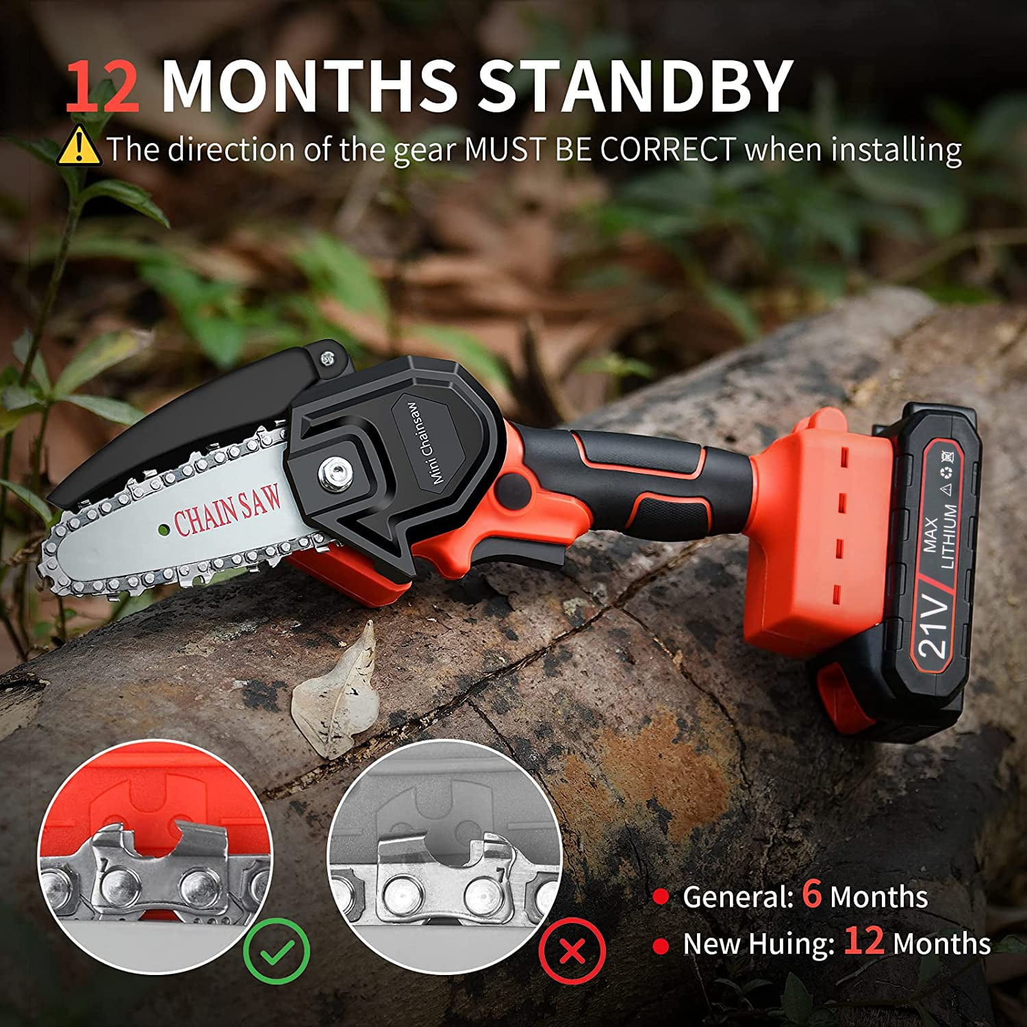 24V Rechargeable MINI Electric Chainsaw Wood Cutting Lithium Chainsaw –  Dale Family Farm