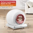 thumbnail image 6 of Self-Cleaning Litter Box for Multiple Cats – Automatic Cat Litter Box with App Control & Smart Safety Sensors, Odor Control, large cat litter box – Includes 2 Roll Litter Liner Bags, 6 of 10