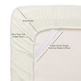 thumbnail image 5 of Sweet Home Collection Soft Microfiber 5-piece Split King Bed Sheet Set Ivory, 5 of 5
