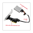 thumbnail image 3 of Tarjeta adaptadora PCIe a SFF 8643 4X/8X con 2 puertos U.2 para convertidor de SSD NVME, tarjeta de expansión de disco duro para escritorio, 3 of 8